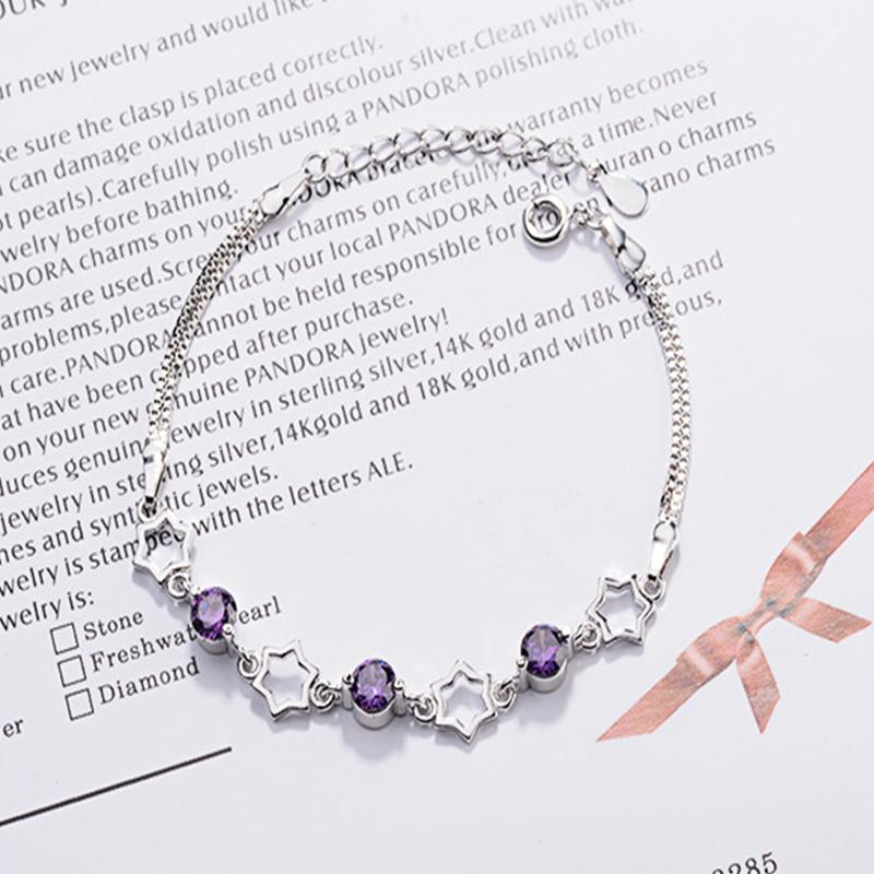 

Женские медные кольца Lindon с цирконом, ювелирное кольцо для вечеринки, юбилея фиолетовый