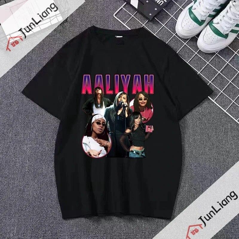 2023 New Princess-Aaliyah Tshirt Unisex Hip Hop Leisure Street Apparel  Unisex Women Fans Gift T-Shirt