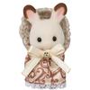 Panenka Sylvanian Families [Rodina čokoládových králíků - Výroční sada] C-74 Certifikace ST Pro věk 3+ Hračka Domeček pro panenky Sylvanian Families EPOCH