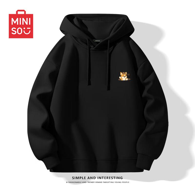 MINISO Men's Trendy Loose-Fit Hooded Sweatshirt