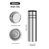 New 316 Stainless Steel Insulated Cup with Quick-Open Lid and Tea Separator