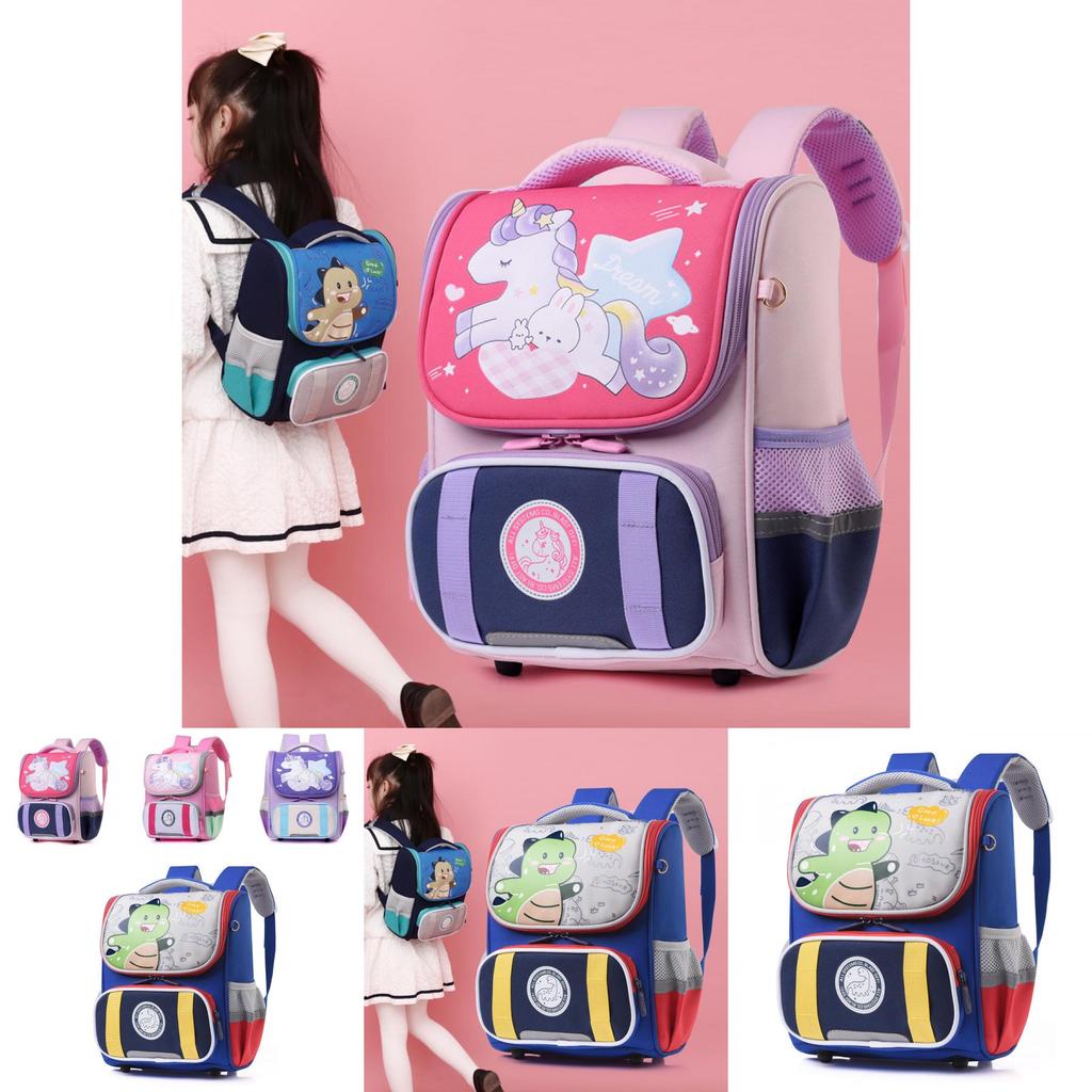 Adorable Children's Backpack With Ergonomic Design And Breathable Nylon Material