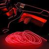 5M LED Red Auto Interior Car Decor Atmosphere Wire Strip Light Lamp Accessories