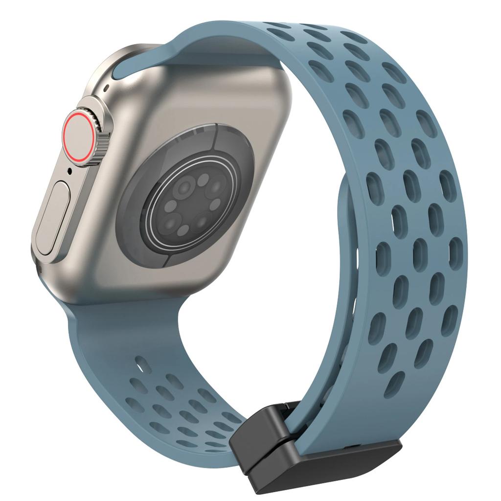 Magnetic Strap For Apple Watch Ultra Band 49mm 44mm 45mm 41mm 40mm 42mm 38mm Silicone Correa Bracelet iWatch Series 8 Se 7 6 5 4