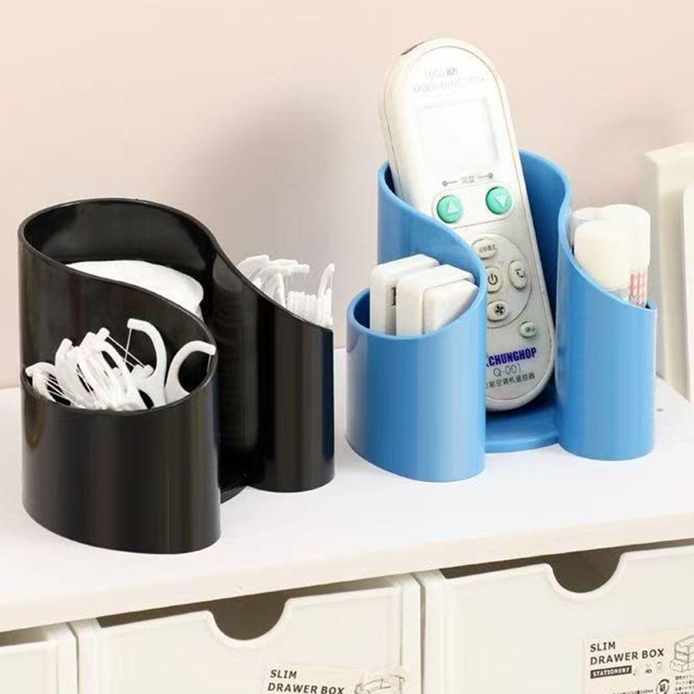 Plastic Swabs Dispenser 2in1 Cosmetic Pad Storage Box Cotton Swab Storage Box Dressing Table