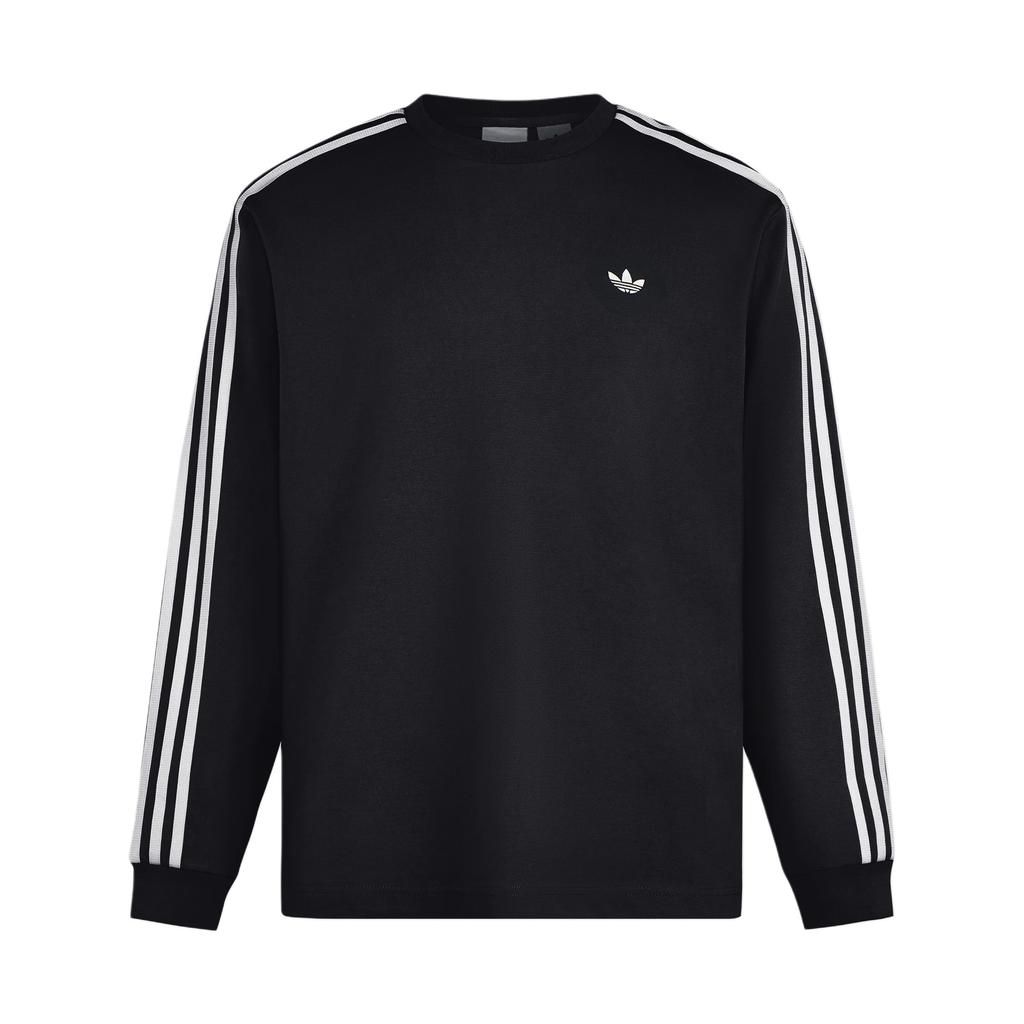Adidas Originals Cali Loose Three Stripes Crew Neck Long Sleeve T-Shirt Men Tops LC8314