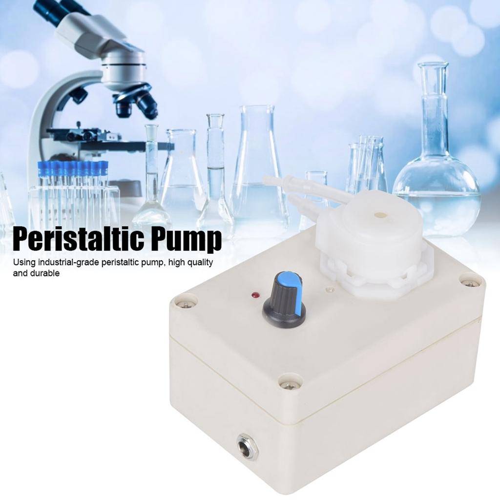Dosing Pump Industrial Peristaltic Liquid Pump Adjustable Flowing Dosing Pump US Plug 110‑240V Pump Peristaltic Liquid Pump