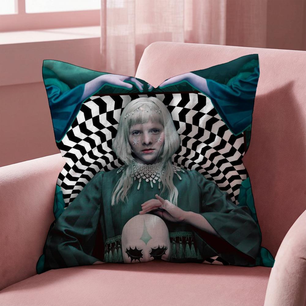 

Singer A-Aurora Cushion Cover Multi-Scene Pillow Cover for Home & Car - Reversible, Soft & Durable for Daily Use 30cmx30cm