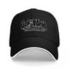 Gas Monkey Garage Logo Baseballkappe Schwarz mit Weißem Rand Klassischer Schnitt für Unisex und Damen Street Style Autoenthusiasten Hut
