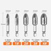 5 Piece Screw Extractor Set High-Speed Steel Hex Shank for Removing Damaged Screws and Bolts Tool Kit