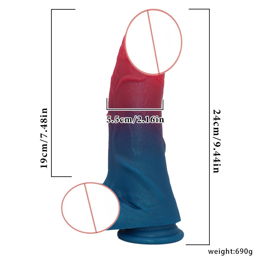 Large Realistic Soft Flesh Faux Penis Male Masturbator for Women