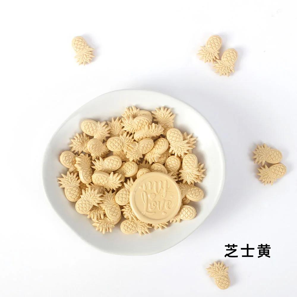 

Pineapple Sealing Wax Granules 55g Resealable Bags for Envelopes, Letters Decorative Stamp Melt