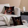 Shakira Cushion Cover Anti-dustmite Pillowcase Invisible Zipper Silky Short Plush Sofa Cushion Cover