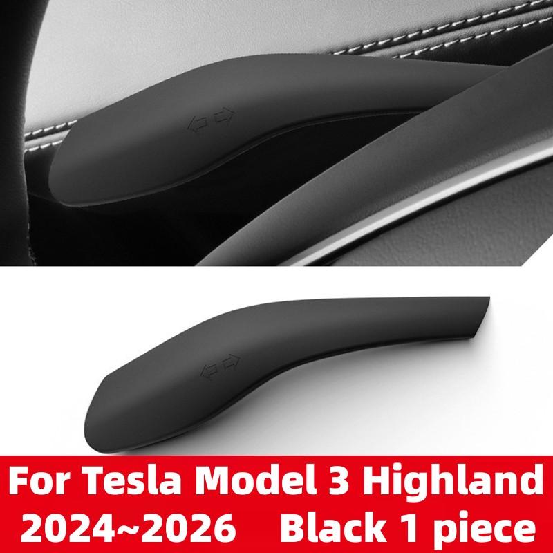For Tesla Model 3 Highland Model Y Juniper 2025-2026 1 pc Car Steering Wheel Gear Shift Steering Handle Shifter Lever Trim Shell
