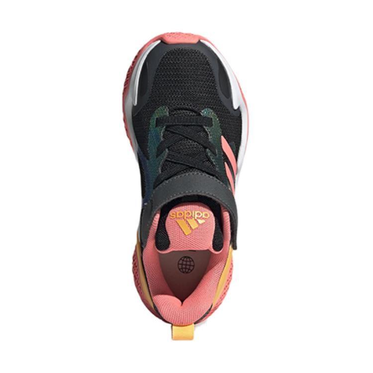 Adidas 4Uture Rnr El K Abrasion Resistant Low top Kids' Running Shoes Black Pink Kids' GV7874