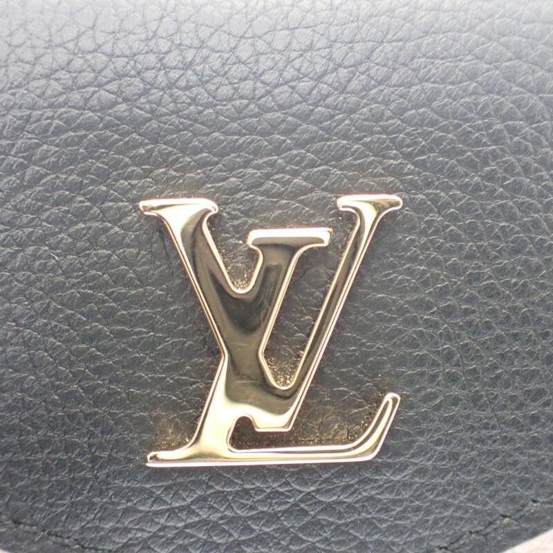 LOUIS VUITTON  M80984 Tri-fold wallet Noir/claim Grain Calfskin Leather Women