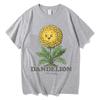 2026 Ella Langley Dandelion T Shirts Vintage Pure Cotton Casual Streetwear Fashion Unisex Aesthetic Fleece Autumn Winter Clothes