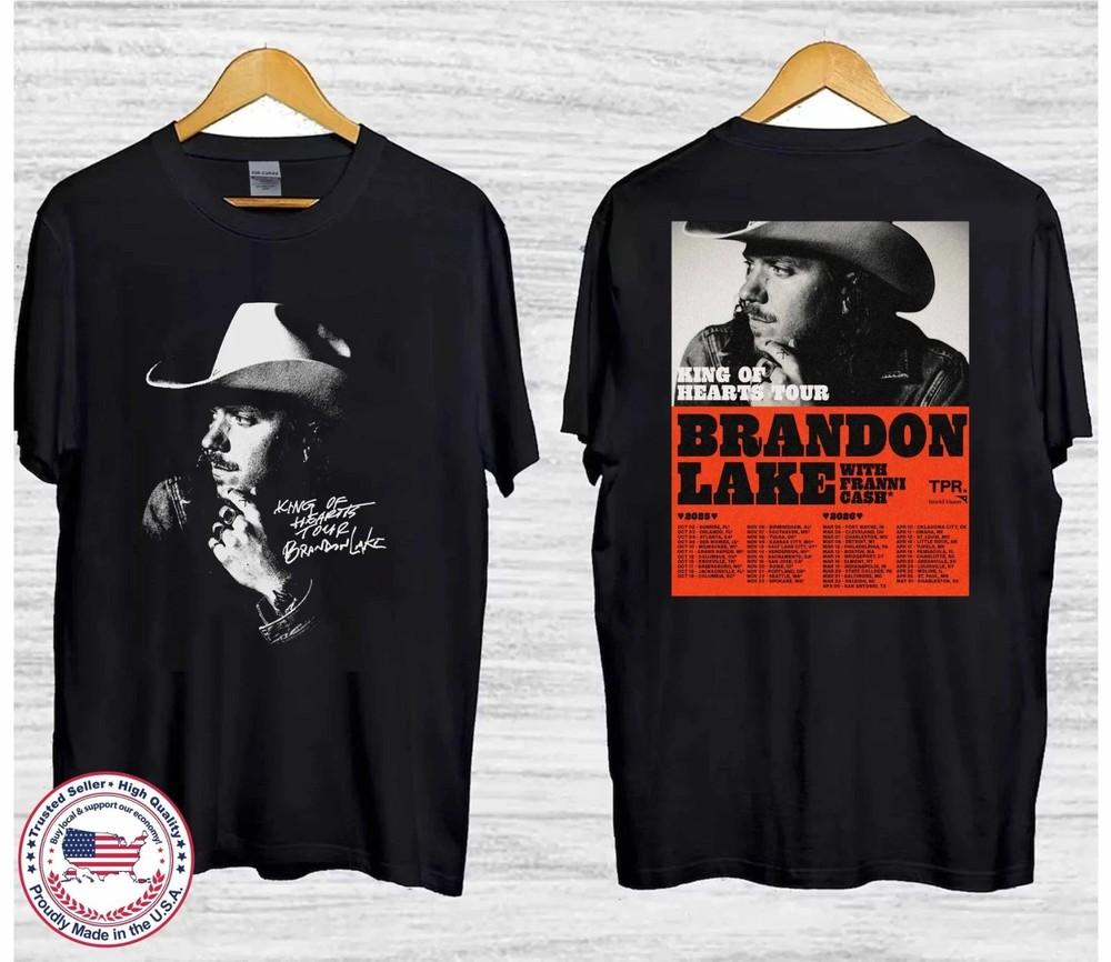 Brandon Lakes King Of Hearts Tour 2025 2026 T-Shirt Unisex T-Shirt S
