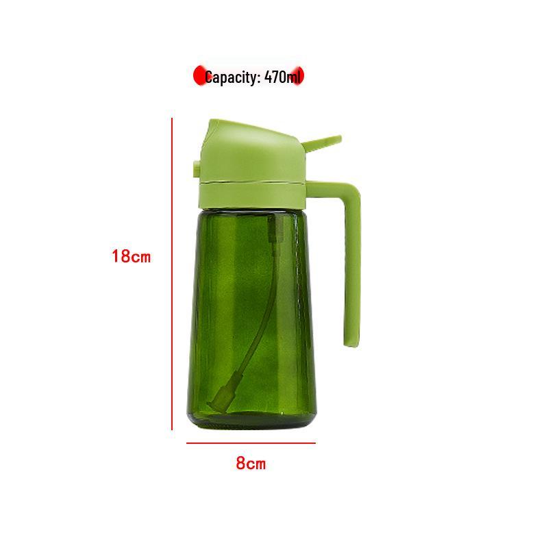 Dual-Use Glass Oil Spray Bottle for Kitchen & Air Fryer