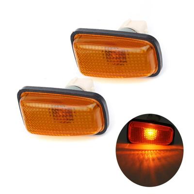 1/2pcs Lampade Laterali Auto Indicatore Laterale Indicatore Ripetitore Ambra Luci Sostituire Accessori Auto Per Peugeot Citroen 106 306 406 806