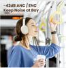 2025 S35 ANC Wireless Headphones Over-ear 42dB ANC Headphone Bluetooth 5.2 40mm Dynamic Driver 60-hour Battery Life Earphones