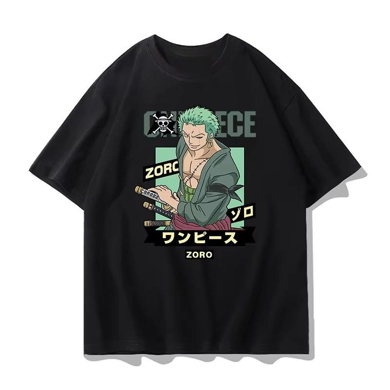 

Футболка с принтом One Piece Аниме футболка Мужской стиль Лето 2026 Модная рубашка с коротким рукавом 4XL