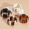 Acrylic Irregular Splicing Geometric Bracelet Retro Exaggerated Bracelet