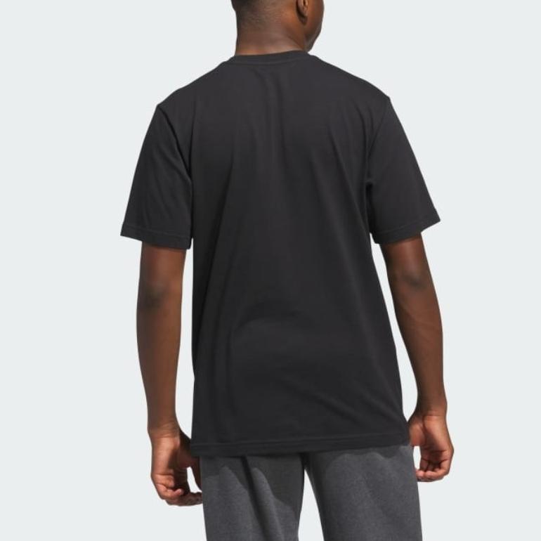 adidas M Holiday Gift Box T Comfortable Round Neck Pullover Short Sleeve T-Shirt Men Tops JV8438