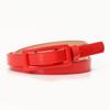 No Perforated Patent Leather Buckle Women'S Belt Jeans Dress Decorative Belt Candy-Colored Small Belt