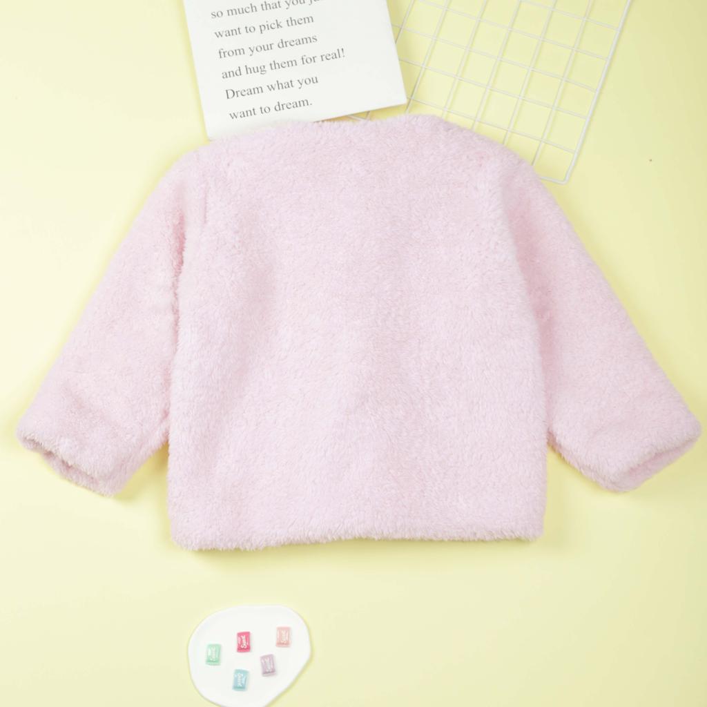 Fashionable Pink Fuzzy Coat for Teen Girls, Best Choice for Party and Going Out