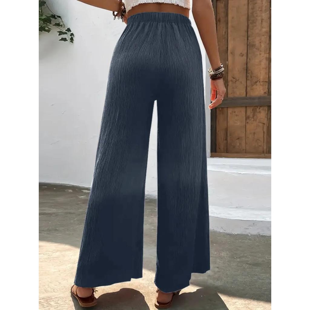 Neue Damen Casual Weitbein Hosen Bequeme Gerade Geschnittene Lange Hosen Dünn Sle Herbstkollektion