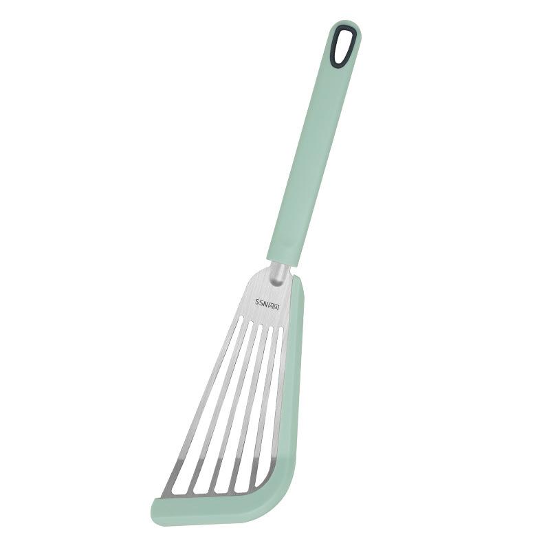Silikon-Bratpfannenspatel, Antihaft-Pfanne, Spiegelei, Pfannkuchenspatel, Steakspatel, Küchen-Flip-Fisch-Braten-Fischspatel, Küchenhelfer