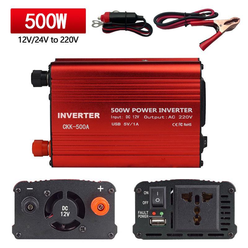 Smart Car Inverter 12V/24V/36V to 110V/220V 3000W Battery Converter