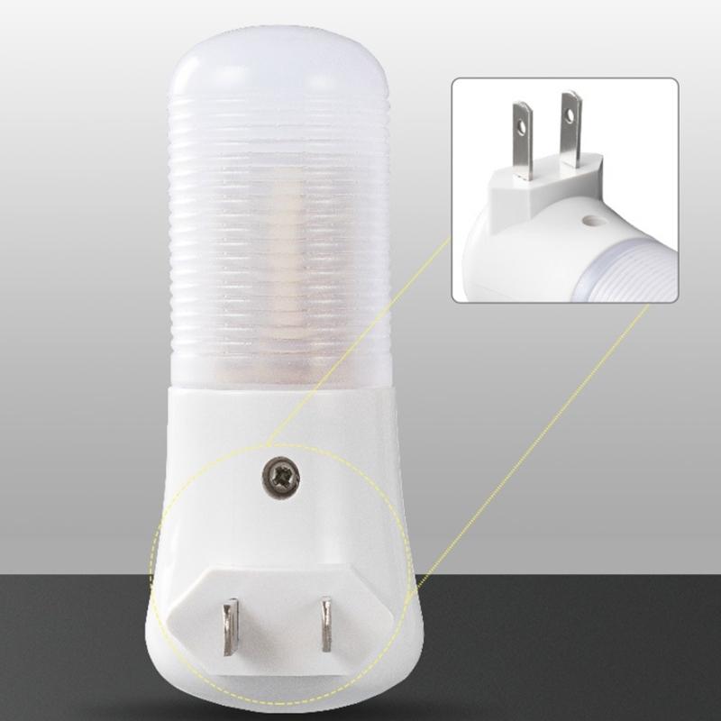 Veilleuses LED à prise UE/US, interrupteur à bouton-poussoir, lampe de chevet pour chambre de bébé, couloir, décoration d'intérieur, prise murale