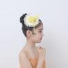 Girls' Performance Feather Flower Headpiece - Small Top Hat Hair Clip Accessory for Dresses