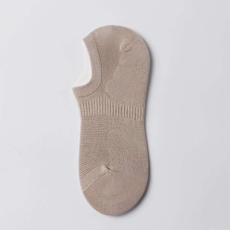 Pure Cotton Men's Solid-color Short Socks, Casual Cotton Socks, Boat Socks, Smelly and Sweat-absorbing, Invisible Socks for Spring and Summer