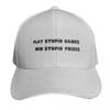 Play Stupid Games Win Stupid Prizes Baseball Cap Bobble Hat Anime Kids Hat F Girl Unisexs