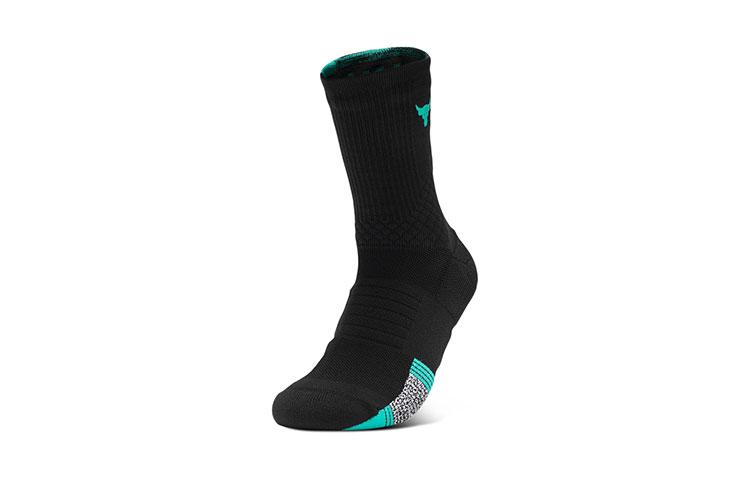 Носки Under Armour Johnson Crew Носки Унисекс 1 пара Черный 1376230-002 L