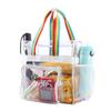 Transparent Waterproof Shoulder Bag Women's Commuter Large Capacity Tote Crossbody Bag
