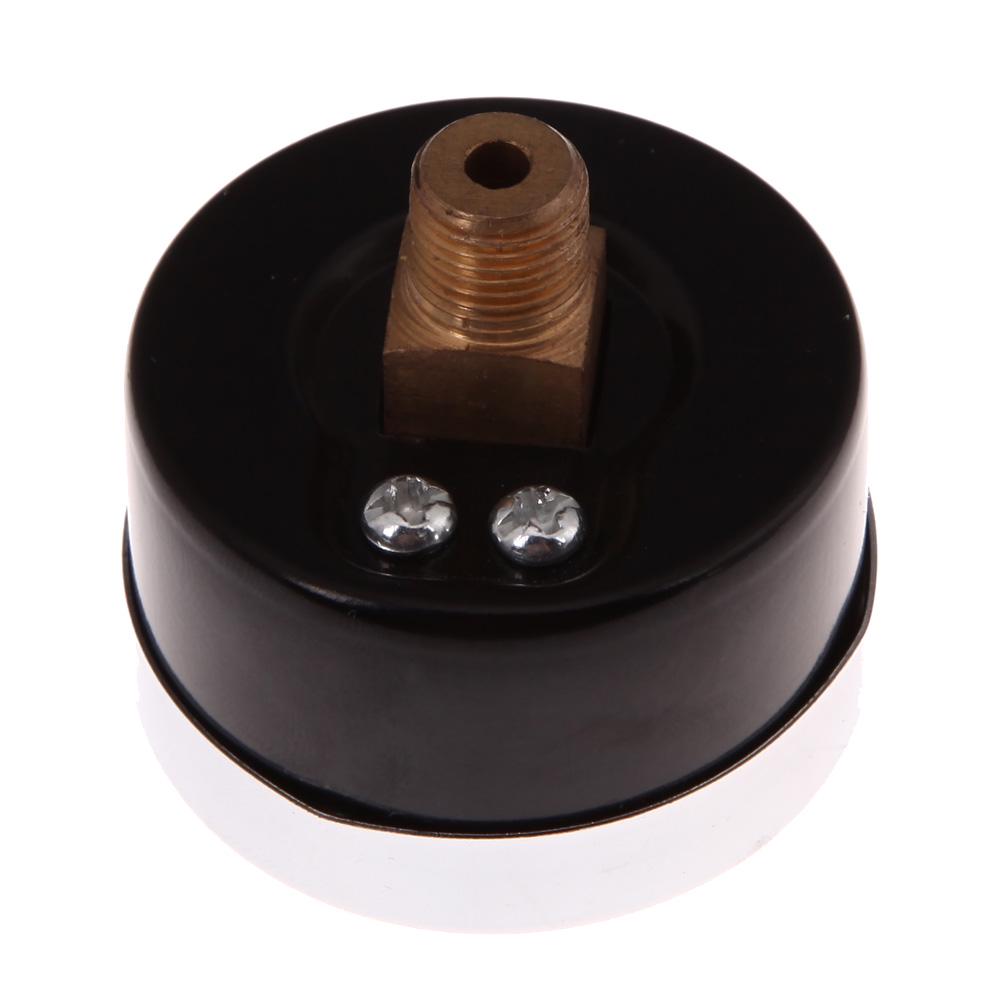 1/8inch NPT Air Compressor Hydraulic Pressure Gauge 0-60 PSI Mini Pressure Gauge Back Mount 1.5inch Face Manometer