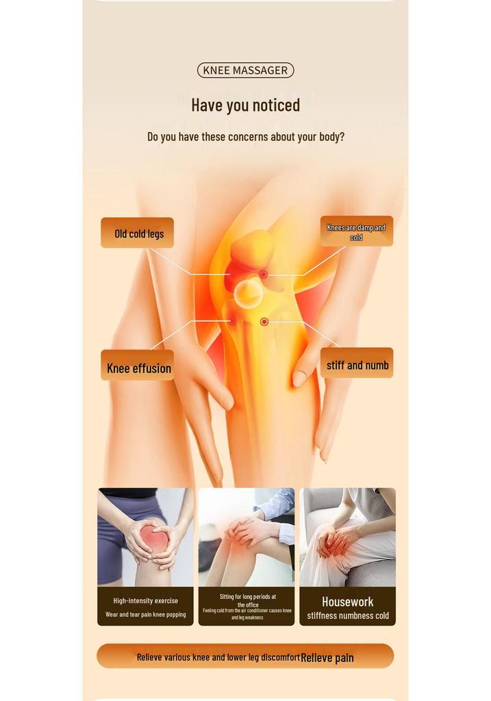 Leg Slimming Multi-Functional Air Wave Massager: Electric Pneumatic Decongestant with Constant Temperature Hot Compress