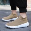 2025 Men's Sock Shoes Slip On Running Sneakers Lightweight Fashion Sneakers Athletic Tennis Walking Sneakers Gym Sports Shoes