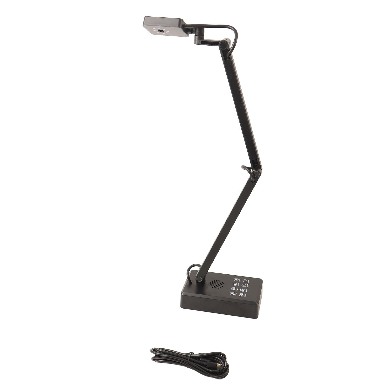 

16MP USB Document Camera with Microphone Auto Focus 4K Webcam with Flexible Arm for Online Learning Remote Teaching Web