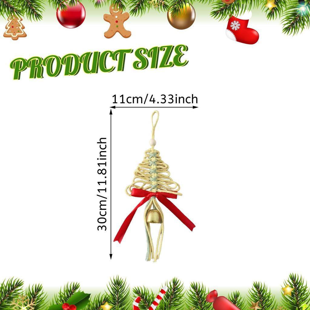 Christmas Tree Pendant Hanging Ornament Decoration Multifunctional Creative with Living