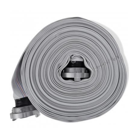 VidaXL Flat Fire Hose 20 M with 2-inch C-Storz Couplings