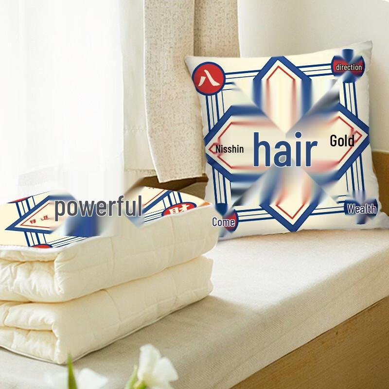 

Fortune Theme 2-in-1 Pillow Blanket