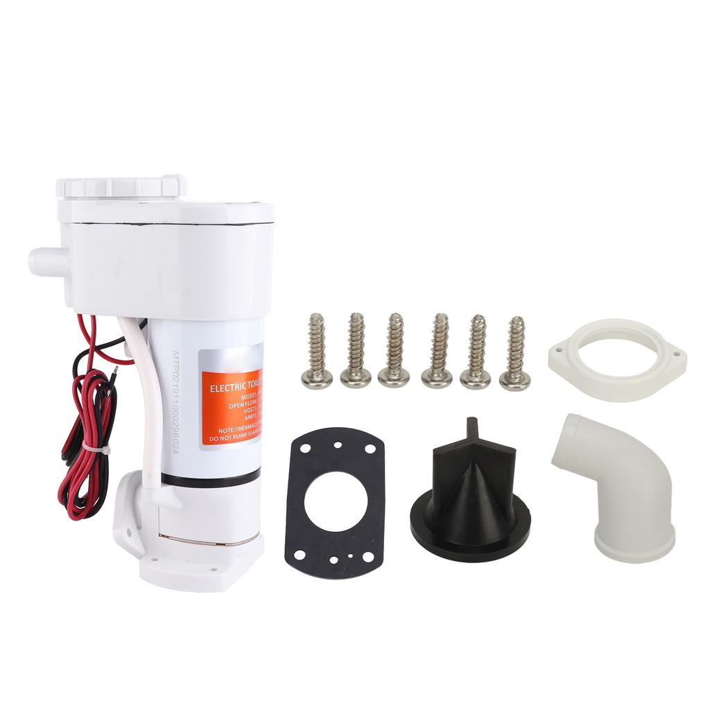 Manual To Marine Electric Toilet Pump Self Priming Backflow Prevention Toilet Conversion Kit for Boat Yacht 24V 10A