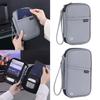 Simple RFID Blocking Passport Holder Portable Waterproof ID Credit Cards Bag Anti-Theft Passport Bag Travel Essentials