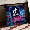 TTikTokK Cushion Cover Reversible Soft Durable Pillow Cover Home  Car MultiScene Use for Daily Comfort