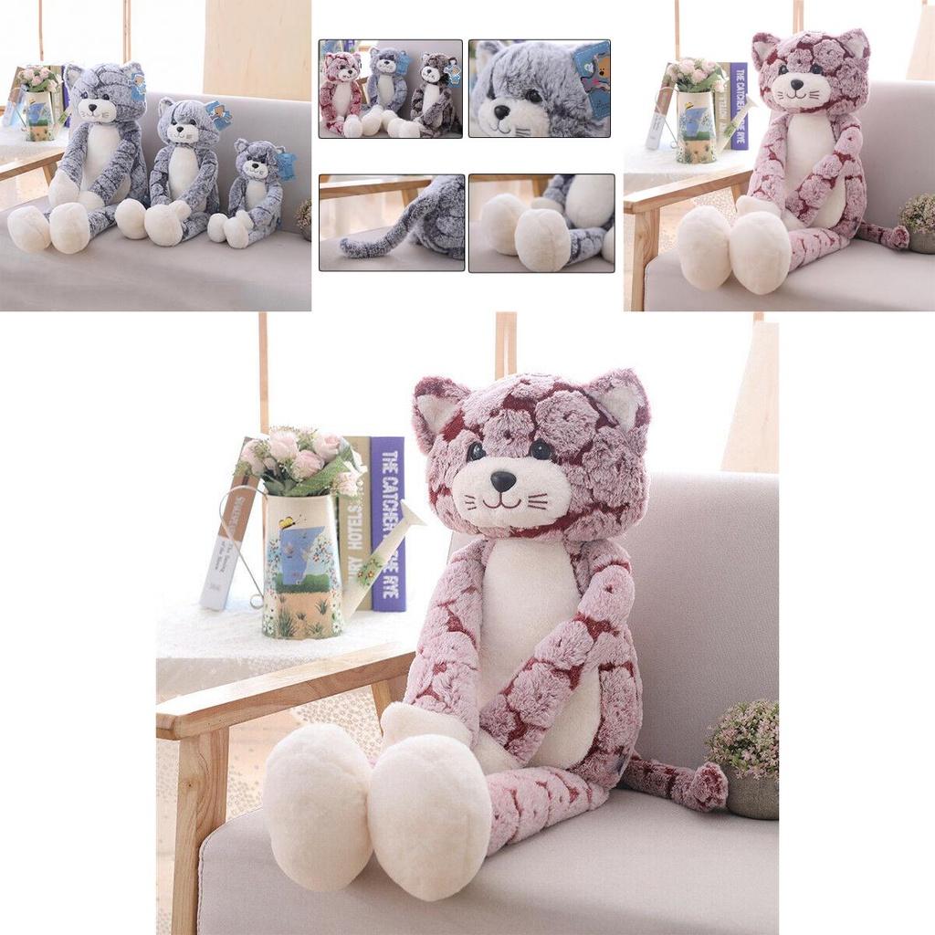 Adorable Large Cat Plush Toy Soft Cute Stuffed Doll Perfect For Christmas Gift